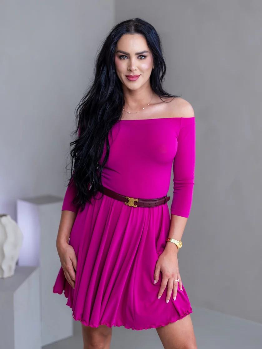 ŠATY “LARISA“ - ODHALENÉ RAMENÁ ŠATY “LARISA“ - ODHALENÉ RAMENÁ
