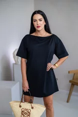 ŠATY “MELANIE” S LODIČKOVÝM VÝSTRIHOM ŠATY “MELANIE” S LODIČKOVÝM VÝSTRIHOM