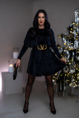 ŠATY “PATRICIA” S NETOPIERÍMI RUKÁVMI A LODIČKOVÝM VÝSTRIHOM