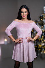 ŠATY “PATRICIA” S ODHALENÝMI RAMENAMI