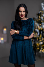 ŠATY “PATRICIA” S VODOU NA CHRBÁTE A PRILIEHAVÝMI RUKÁVMI