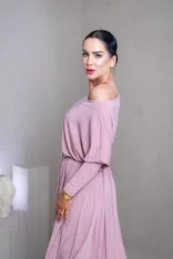 ŠATY “SELINA” - NETOPIER S LODIČKOU ŠATY “SELINA” - NETOPIER S LODIČKOU