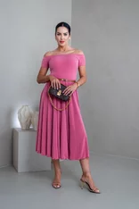 ŠATY “SELINA” - ODHALENÉ RAMENÁ ŠATY “SELINA” - ODHALENÉ RAMENÁ
