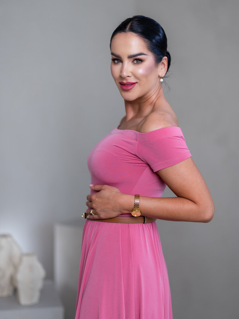 ŠATY “SELINA” - ODHALENÉ RAMENÁ