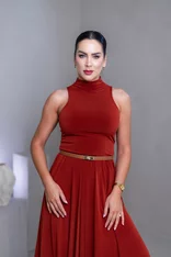 ŠATY “SELINA” - TIELKO SO STOJAČIKOM ŠATY “SELINA” - TIELKO SO STOJAČIKOM