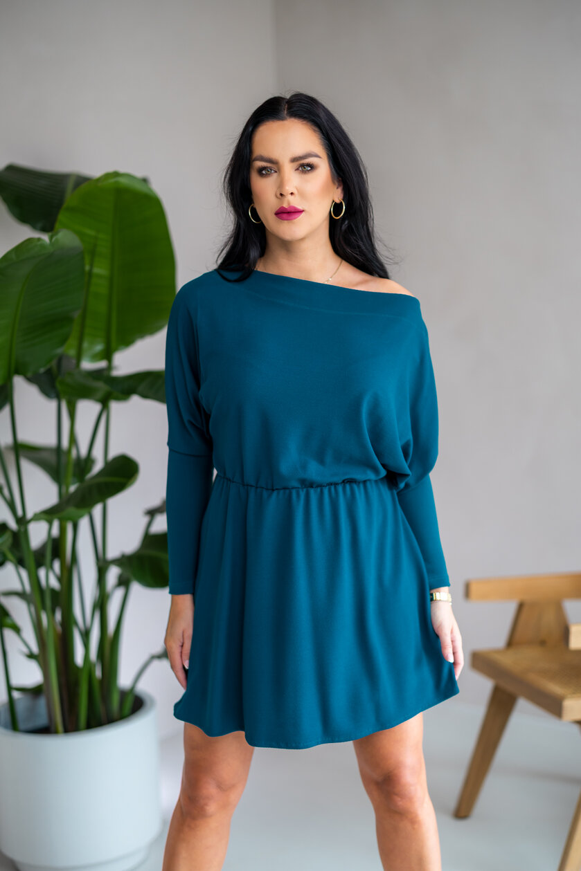 ŠATY “TAMARA“ S NETOPIERÍM TOPOM S LODIČKOU
