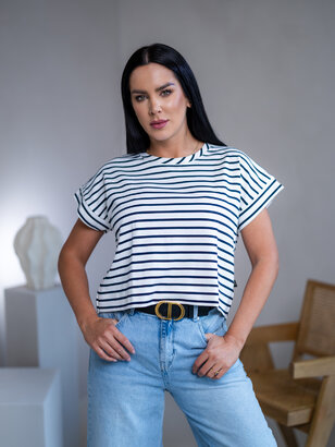 SKRÁTENÉ TRIČKO “STELLA” - PÁSIK