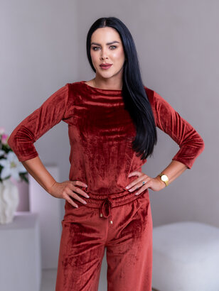 TOP “ANNETTE” - LODIČKOVÝ VÝSTRIH, PRILIEHAVÉ RUKÁVY