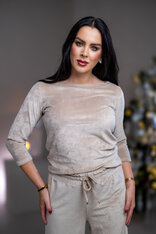 TOP “ANNETTE” - LODIČKOVÝ VÝSTRIH, PRILIEHAVÉ RUKÁVY