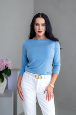 TOP “ANNETTE” - LODIČKOVÝ VÝSTRIH, PRILIEHAVÉ RUKÁVY