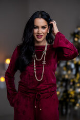 TOP “ANNETTE” - LODIČKOVÝ VÝSTRIH, ROZŠÍRENÉ RUKÁVY