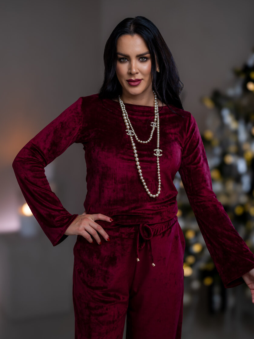 TOP “ANNETTE” - LODIČKOVÝ VÝSTRIH, ROZŠÍRENÉ RUKÁVY