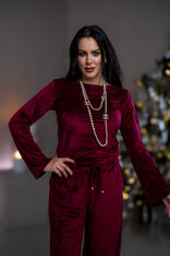 TOP “ANNETTE” - LODIČKOVÝ VÝSTRIH, ROZŠÍRENÉ RUKÁVY