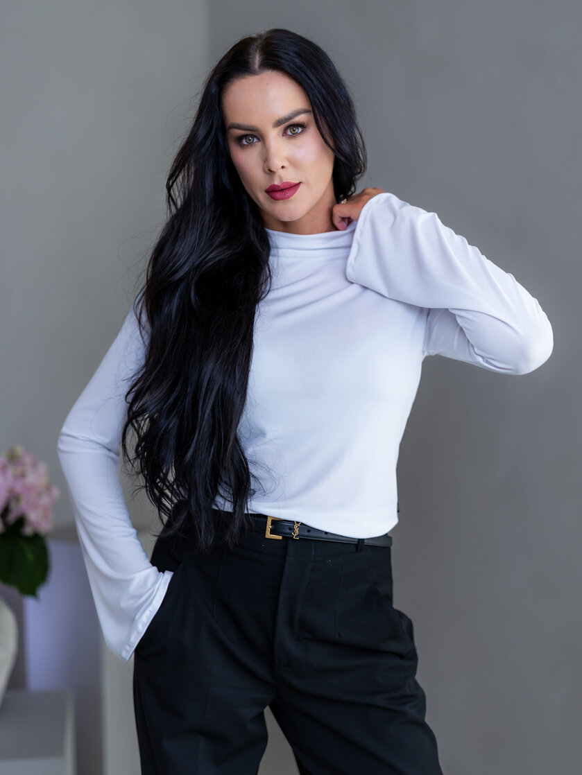TOP “ANNETTE” - PRINECHANÝ STOJAČIK, ROZŠÍRENÉ RUKÁVY