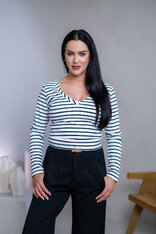 TOP “ANNETTE” - VÉČKOVÝ VÝSTRIH, PRILIEHAVÉ RUKÁVY