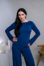 TOP “CAMILLA” - LODIČKOVÝ VÝSTRIH, ROZŠÍRENÉ RUKÁVY