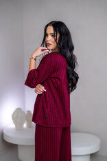 TOP “ELIZABETH” S VÉČKOVÝM VÝSTRIHOM A 3/4 RUKÁVMI