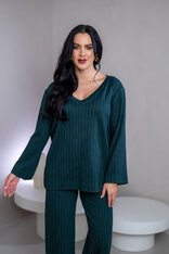 TOP “ELIZABETH” S VÉČKOVÝM VÝSTRIHOM A DLHÝMI RUKÁVMI