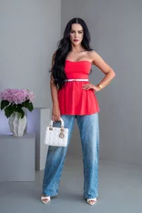 TOP “PATRICIA” - DVOJVRSTVOVÝ PONAD PRSIA TOP “PATRICIA” - DVOJVRSTVOVÝ PONAD PRSIA