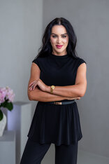 TOP “PATRICIA” - PRINECHANÝ STOJAČIK, PADNUTÉ PLECIA