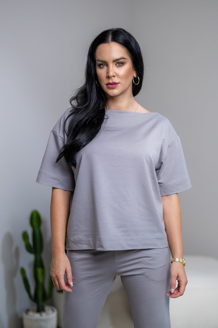 TRIČKO “MELANIE” S LODIČKOVÝM VÝSTRIHOM - BAMBOO