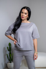 TRIČKO “MELANIE” S LODIČKOVÝM VÝSTRIHOM - BAMBOO