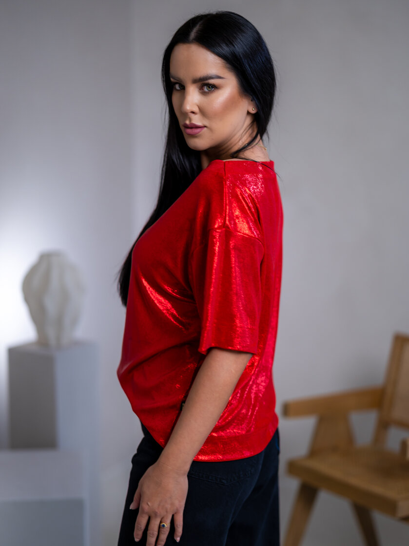 TRIČKO “MELANIE” S LODIČKOVÝM VÝSTRIHOM - SUPERSTAR