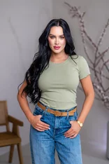 TRIČKO “ROBERTA” - ZÁKLADNÝ VÝSTRIH A PRILIEHAVÉ RUKÁVY