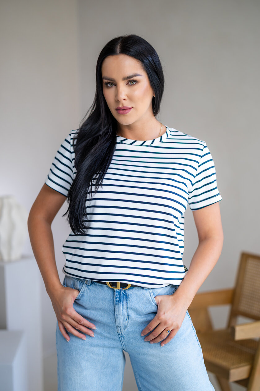 TRIČKO “VANDA” HLADKÉ - PÁSIK