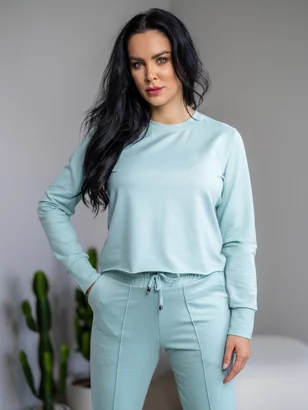 ZÁKLADNÁ MIKINA “BIANCA” BEZ DOLNÉHO PATENTU