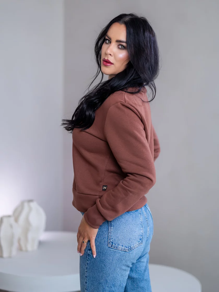 ZÁKLADNÁ MIKINA “BIANCA”- HLADKÁ