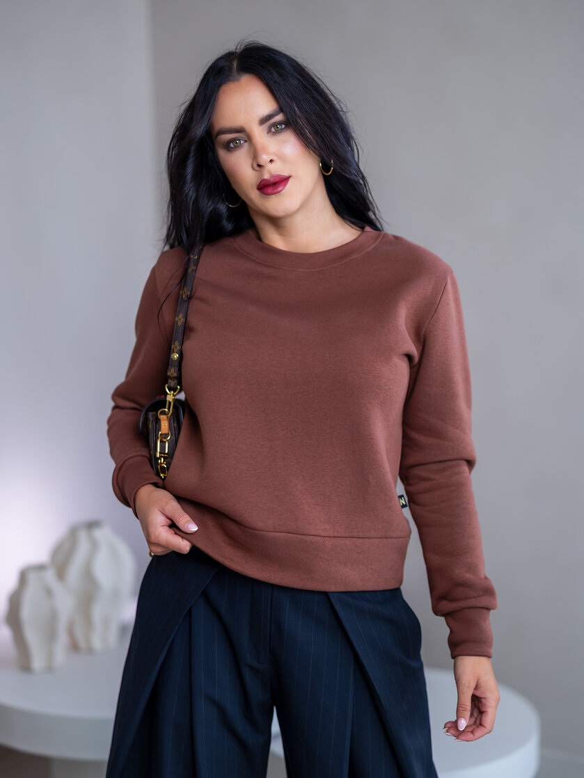 ZÁKLADNÁ MIKINA “BIANCA”- HLADKÁ