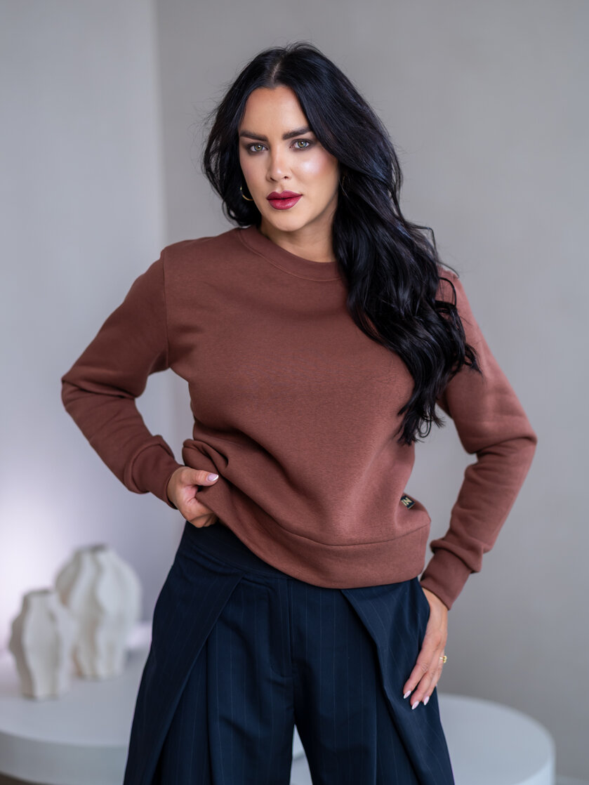 ZÁKLADNÁ MIKINA “BIANCA”- HLADKÁ