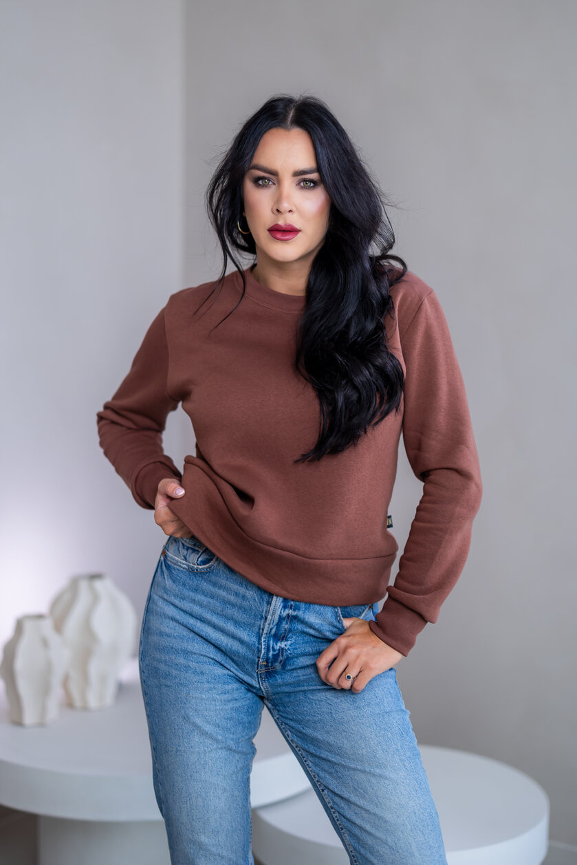 ZÁKLADNÁ MIKINA “BIANCA”- HLADKÁ