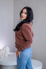 ZÁKLADNÁ MIKINA “BIANCA”- HLADKÁ