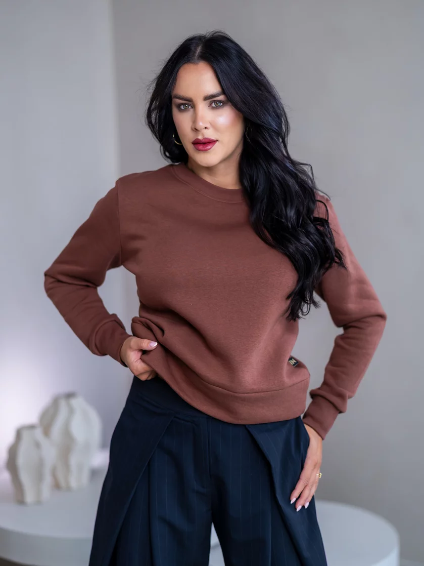 ZÁKLADNÁ MIKINA “BIANCA”- HLADKÁ