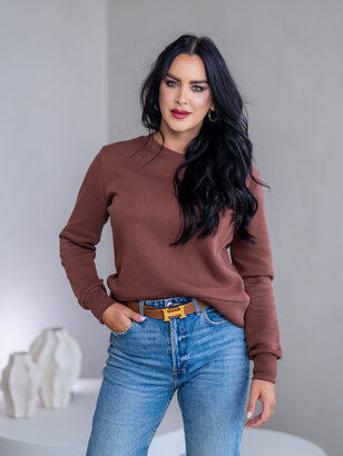 ZÁKLADNÁ MIKINA “BIANCA”- HLADKÁ