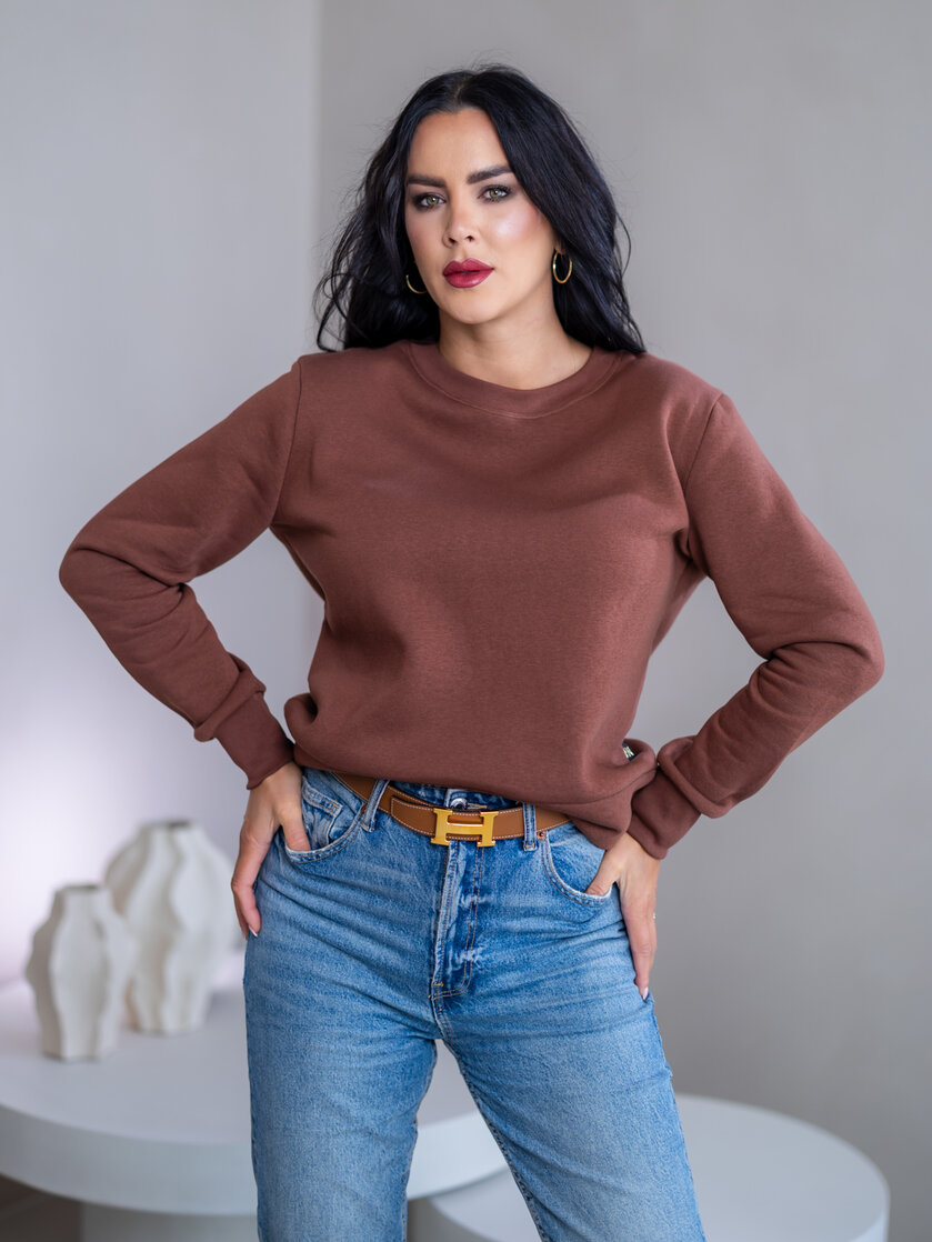 ZÁKLADNÁ MIKINA “BIANCA”- HLADKÁ