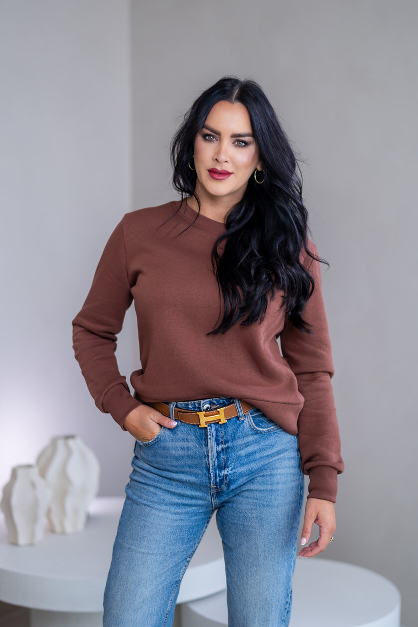 ZÁKLADNÁ MIKINA “BIANCA”- HLADKÁ