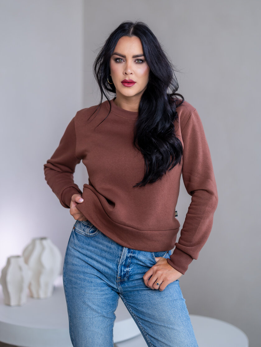 ZÁKLADNÁ MIKINA “BIANCA”- HLADKÁ