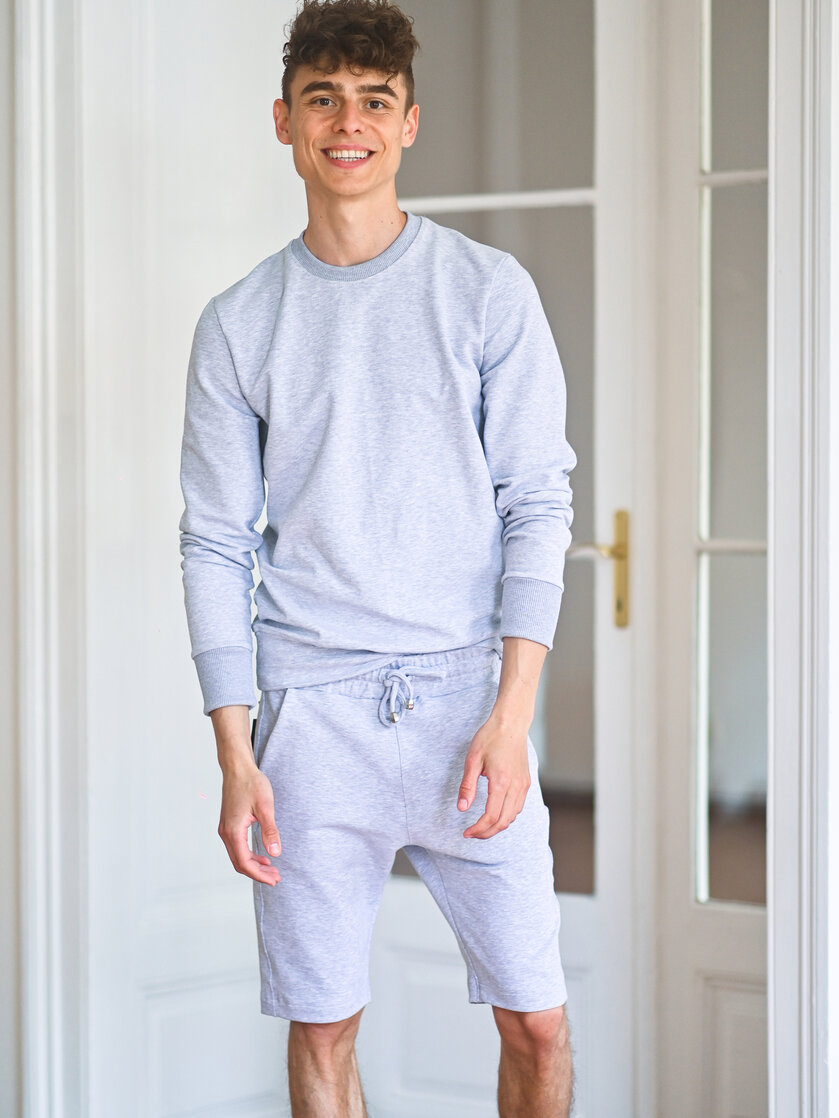 ZÁKLADNÁ PÁNSKA MIKINA HLADKÁ / VŠETKY FARBY