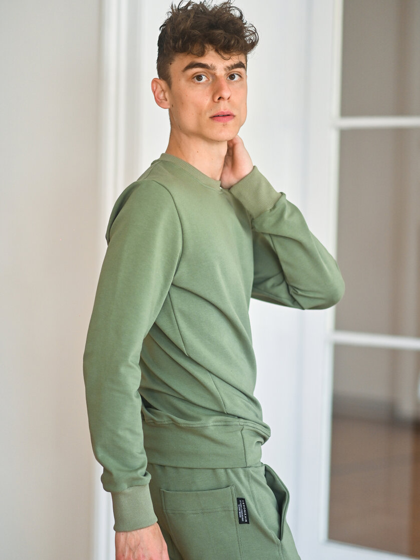 ZÁKLADNÁ PÁNSKA MIKINA HLADKÁ / VŠETKY FARBY