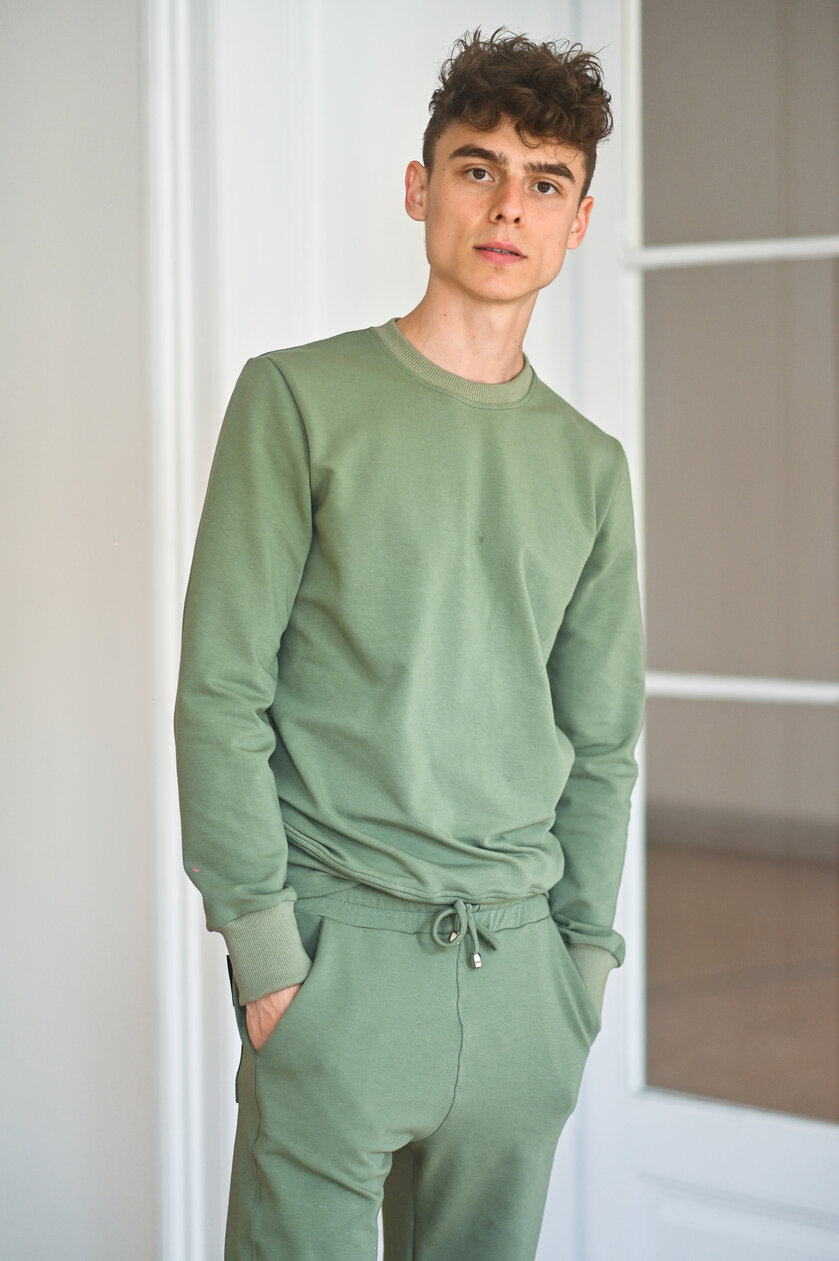 ZÁKLADNÁ PÁNSKA MIKINA HLADKÁ / VŠETKY FARBY