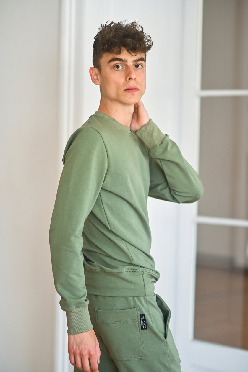 ZÁKLADNÁ PÁNSKA MIKINA HLADKÁ / VŠETKY FARBY