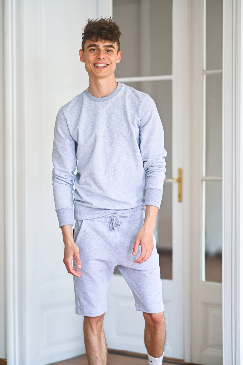 ZÁKLADNÁ PÁNSKA MIKINA HLADKÁ / VŠETKY FARBY