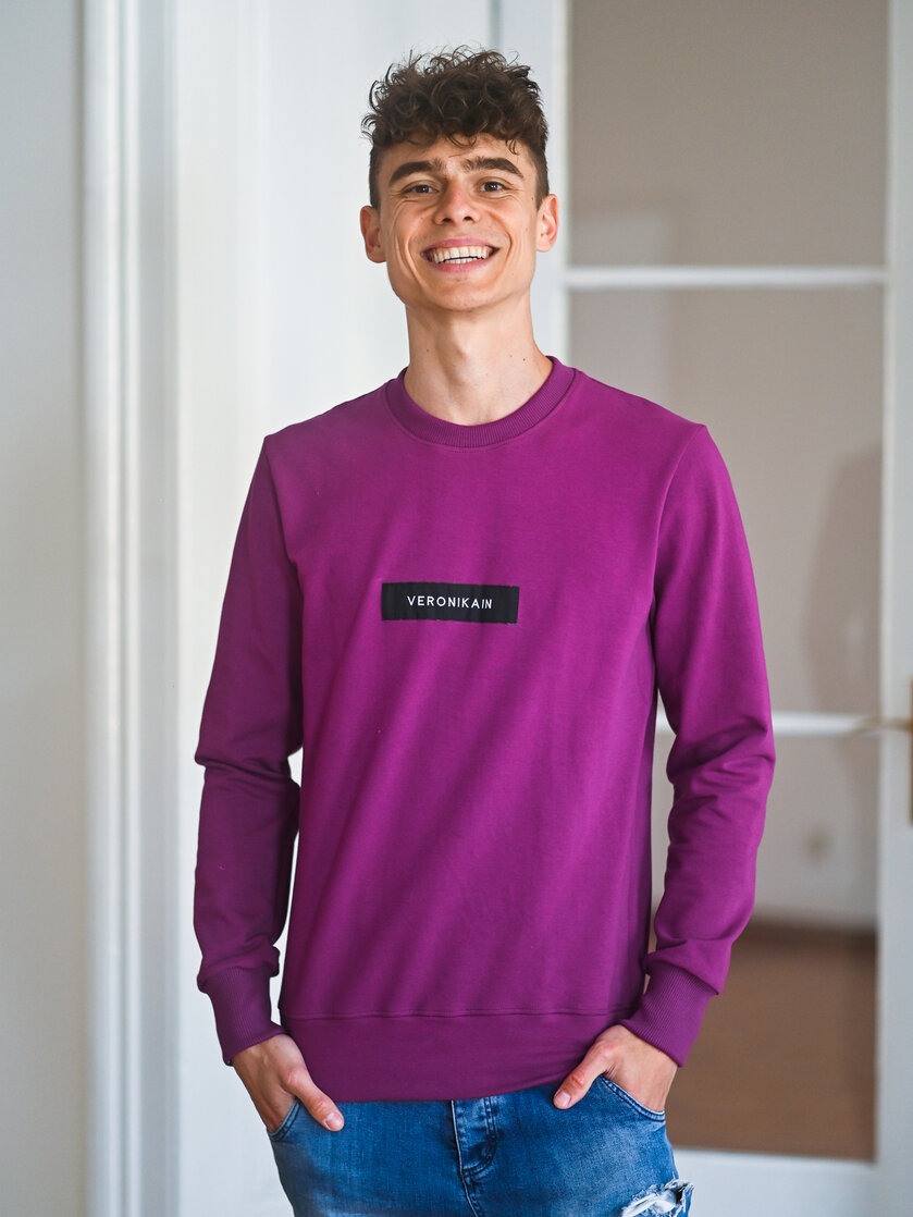 ZÁKLADNÁ PÁNSKA MIKINA S ETIKETOU / VŠETKY FARBY