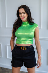 ZÁKLADNÝ CROP TOP - PRINECHANÝ ROLÁK, PADNUTÉ PLECIA
